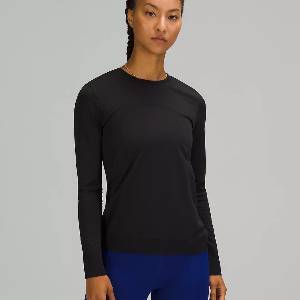 NWoT Lululemon Swiftly Breathe Long Sleeve black